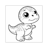 Schattigee dinosaurusstempel rubberstempel (Afrduk)