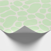 Schattigee dinosaurusvlekken Neutraal Baby shower Cadeaupapier (Hoek)