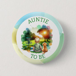 Schattigee Disc Golf Boy's Baby shower | Te zijn t Ronde Button 5,7 Cm