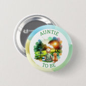 Schattigee Disc Golf Boy's Baby shower | Te zijn t Ronde Button 5,7 Cm (Voorkant /achterkant)