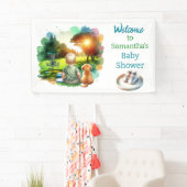 Schattigee Disc Golf Boy's Baby shower Welkom Teke Spandoek (Insitu)