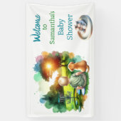 Schattigee Disc Golf Boy's Baby shower Welkom Teke Spandoek (Verticaal)