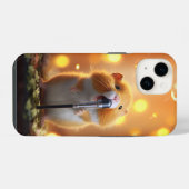 Schattigee Diva Hamster iPhone Hoesje (Achterkant horizontaal)