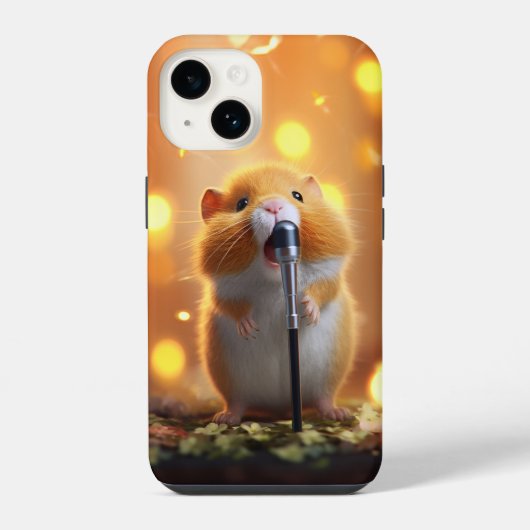 Schattigee Diva Hamster iPhone Hoesje (Achterkant)