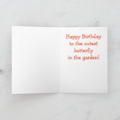 Schattigee Doberman hondenvlinderverjaardag Kaart (Binnen)