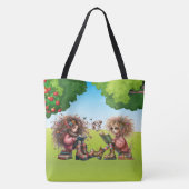 Schattigee docent / iedereen Tas - zie terug (Achterkant)