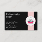 Schattigee Dog Grooming Visitekaartjes Design (Voorkant)