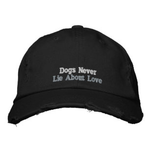 Schattigee Dog Love Quote Roze Zwart Wit Rustiek Geborduurde Pet