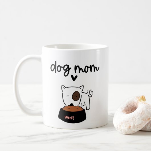Schattigee Dog Mom koffiemok (Met donut)