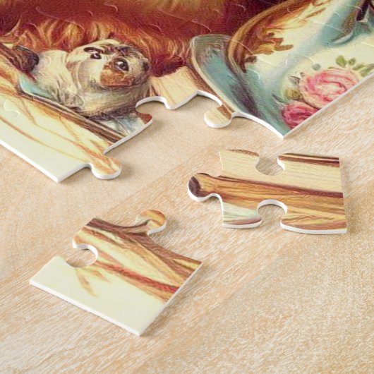 Schattigee  Dog Painting Legpuzzel (Zijkant)