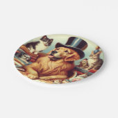 Schattigee  Dog Painting Papieren Bordje (Gekanteld)