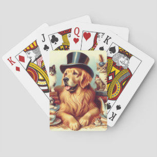 Schattigee  Dog Painting Pokerkaarten