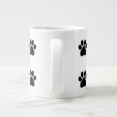 Schattigee Dog Paw-Mok - Perfect voor dierenliefhe Grote Koffiekop (Achterkant)