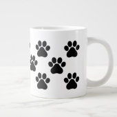 Schattigee Dog Paw-Mok - Perfect voor dierenliefhe Grote Koffiekop (Rechts)