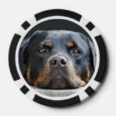 Schattigee Dog Photo Poker Chips (Achterkant)