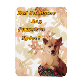 Schattigee Dog Pumpkin Spice Magnets Magneet