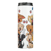 Schattigee Dog Quote/Gezegde Thermosbeker (Achterkant)