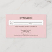 Schattigee Dog Sitter Groomer Huisdierenverzorging Visitekaartje (Achterkant)