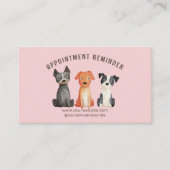 Schattigee Dog Sitter Groomer Huisdierenverzorging Visitekaartje (Voorkant)