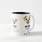 Schattigee Dog Soulmate Mok – Fun & Happy Pet Vibe (Voorkant rechts)