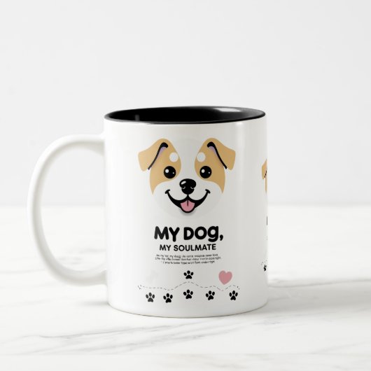 Schattigee Dog Soulmate Mok – Fun & Happy Pet Vibe (Links)