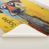 Schattigee Doggie gepersonaliseerd Sherpa Deken (3/4)