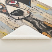 Schattigee Doggie gepersonaliseerd Sherpa Deken (3/4)