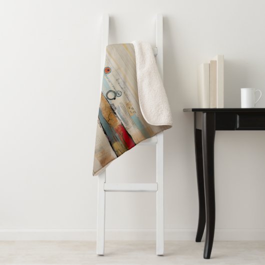 Schattigee Doggie gepersonaliseerd Sherpa Deken (In situ)