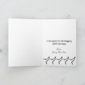 Schattigee Doggie Verjaardag Kaart (Binnen)