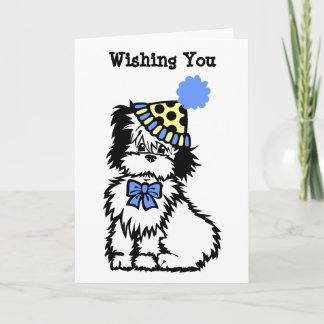 Schattigee Doggie Verjaardag Kaart