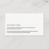 Schattigee Doggy en Home Logo | Pootjes Visitekaartje (Achterkant)