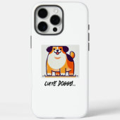 Schattigee Doggy iPhone 16 hoesje (Achterkant)