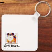 Schattigee doggy sleutelhanger (Achterkant)