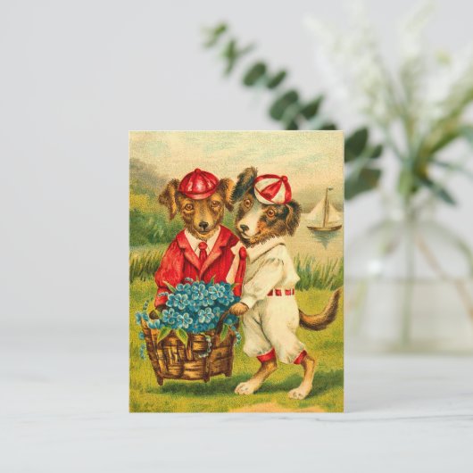 Schattigee  Dogs Briefkaart (Staand voorkant)