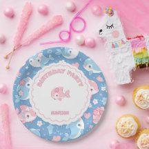 Schattigee Dolfijn & Bloemen Verjaardag