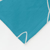 Schattigee Dolfijn Cartoon Patroon Grafische achte Fleece Deken (Hoek)