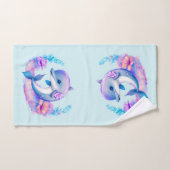 Schattigee dolfijn Zee schepsel Bad Handdoek (Handdoek)