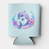 Schattigee dolfijn Zee schepsel Blikjeskoeler (Voorkant)