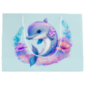 Schattigee dolfijn Zee schepsel Groot Cadeauzakje (Achterkant)