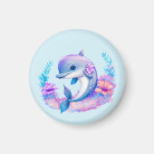 Schattigee dolfijn Zee schepsel Magneet (Voorkant)