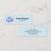 Schattigee dolfijn Zee schepsel Mini Visitekaartje (Voorkant / Achterkant)