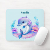 Schattigee dolfijn Zee schepsel Muismat (Met muis)