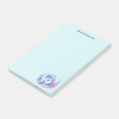 Schattigee dolfijn Zee schepsel Post-it® Notes (Schuin)