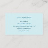 Schattigee dolfijn Zee schepsel Visitekaartje (Achterkant)