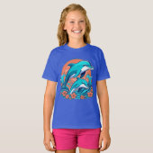 Schattigee dolfijnen T-shirt (Voorkant volledig)