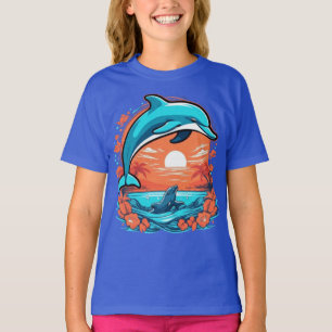 Schattigee dolfijnen T-shirt