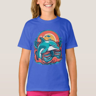 Schattigee dolfijnen T-shirt