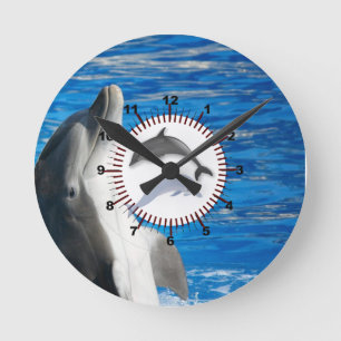 Schattigee Dolphin Beach Peace Love Party Destiny Ronde Klok