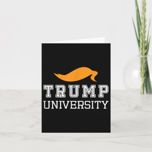 Schattigee Donald Trump University President POTUS Kaart (Voorkant)