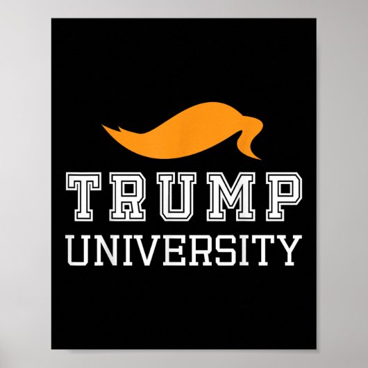 Schattigee Donald Trump University President POTUS Poster (Voorkant)